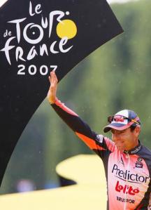 Cadel Evans in the Tour de France
